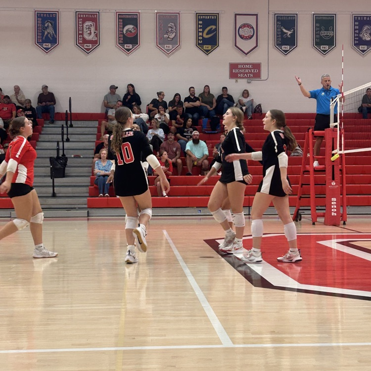 Volleyball action last night! 🏐