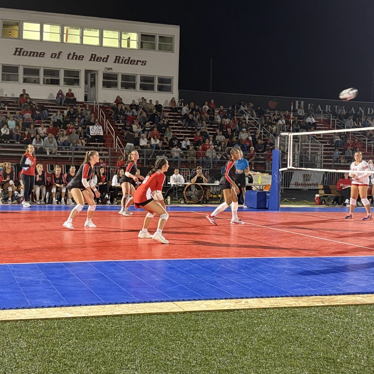 Under the Lights! 🏐#redridernation