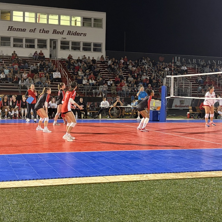 Under the Lights! 🏐#redridernation