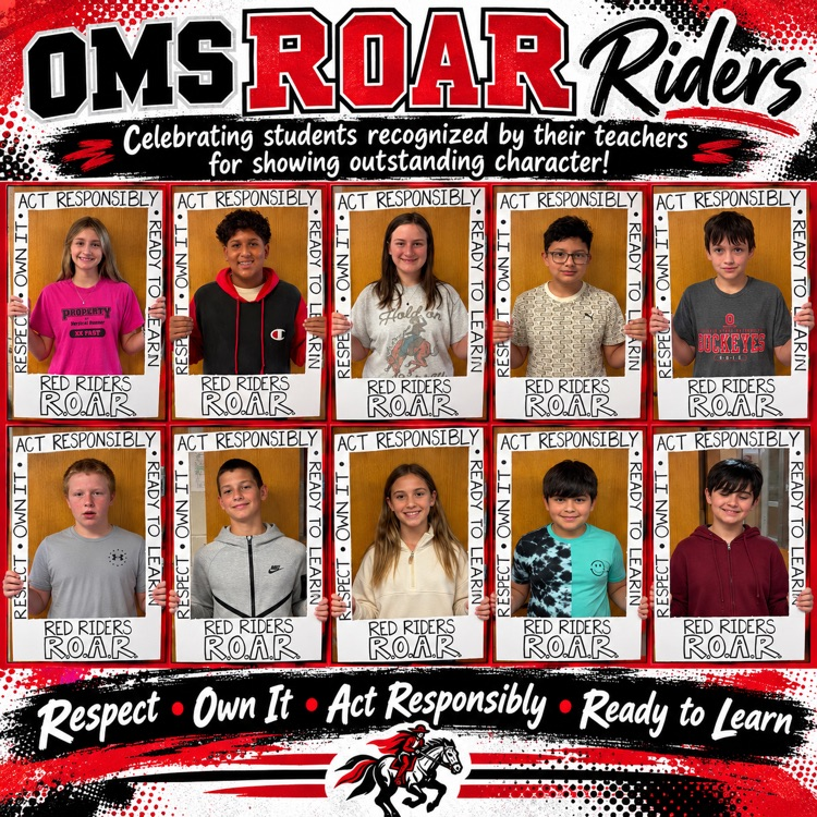 OMS ROAR! #everykid #redridernation