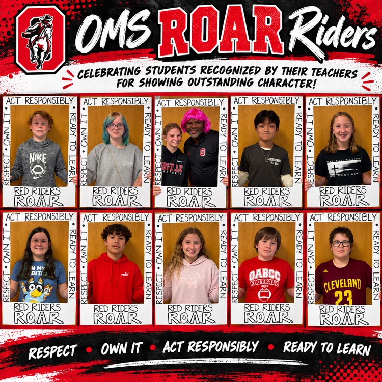 OMS ROAR! #everykid #redridernation