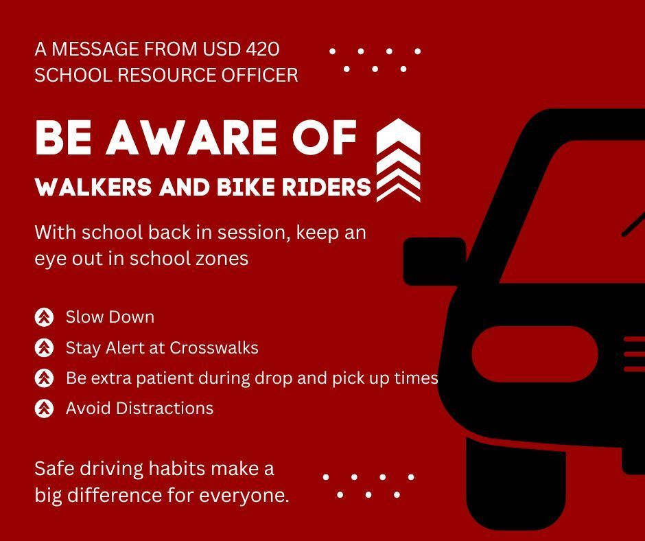 Be Aware in School Zones