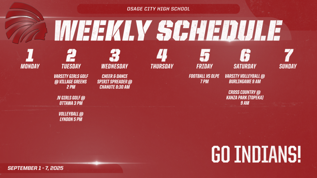 week of 9/1