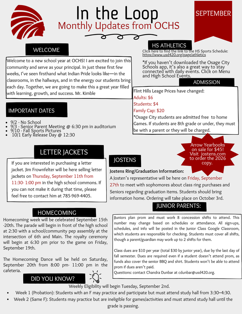 September Newsletter