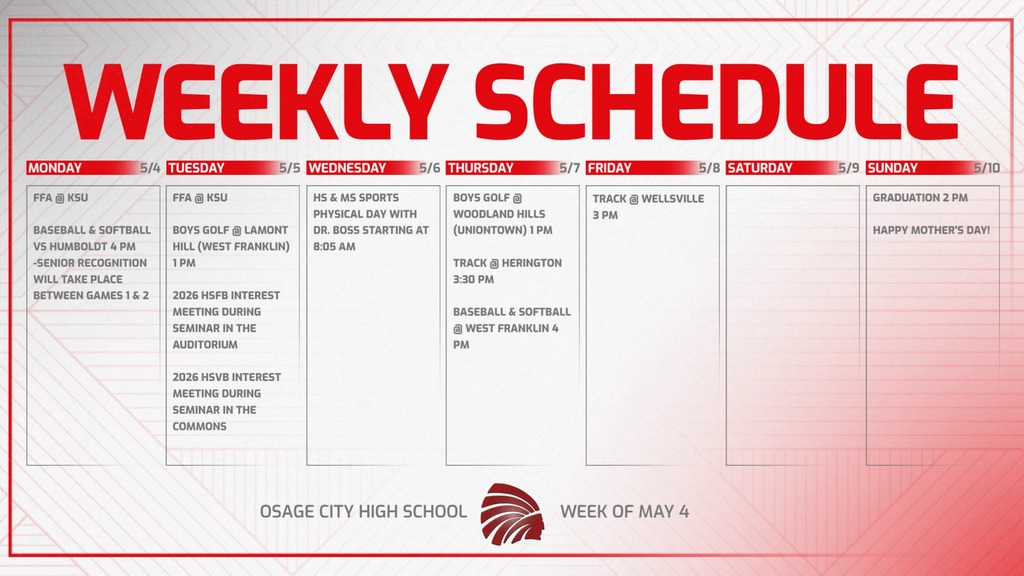 schedule