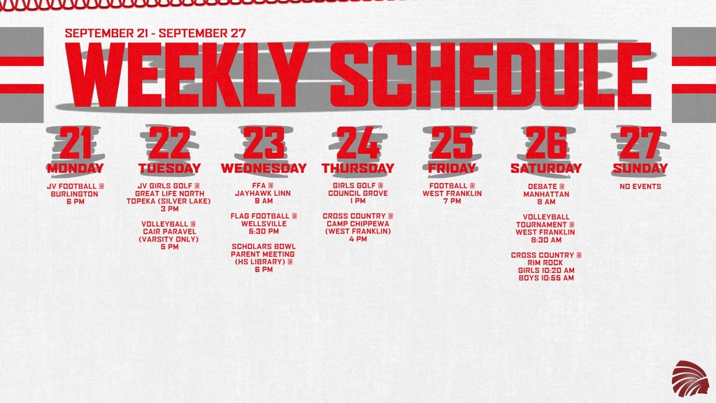 Week of 9/21