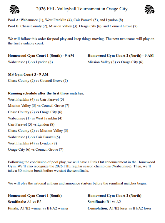 schedule