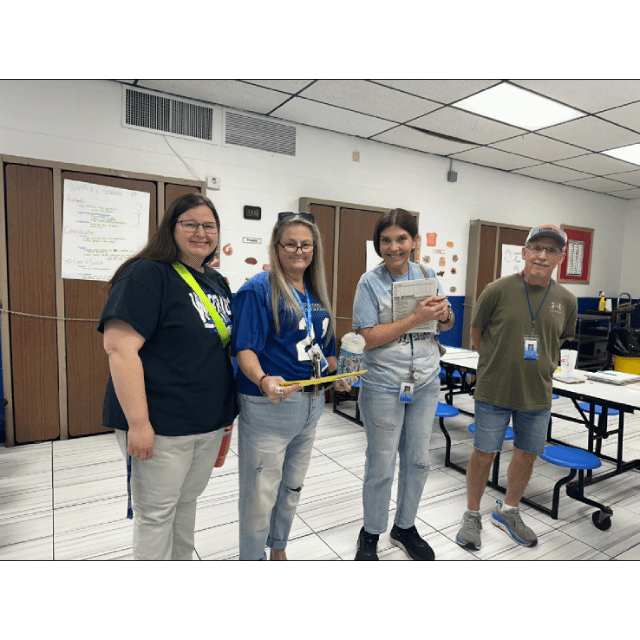 Gif of OHS staff competing in a team building activity.