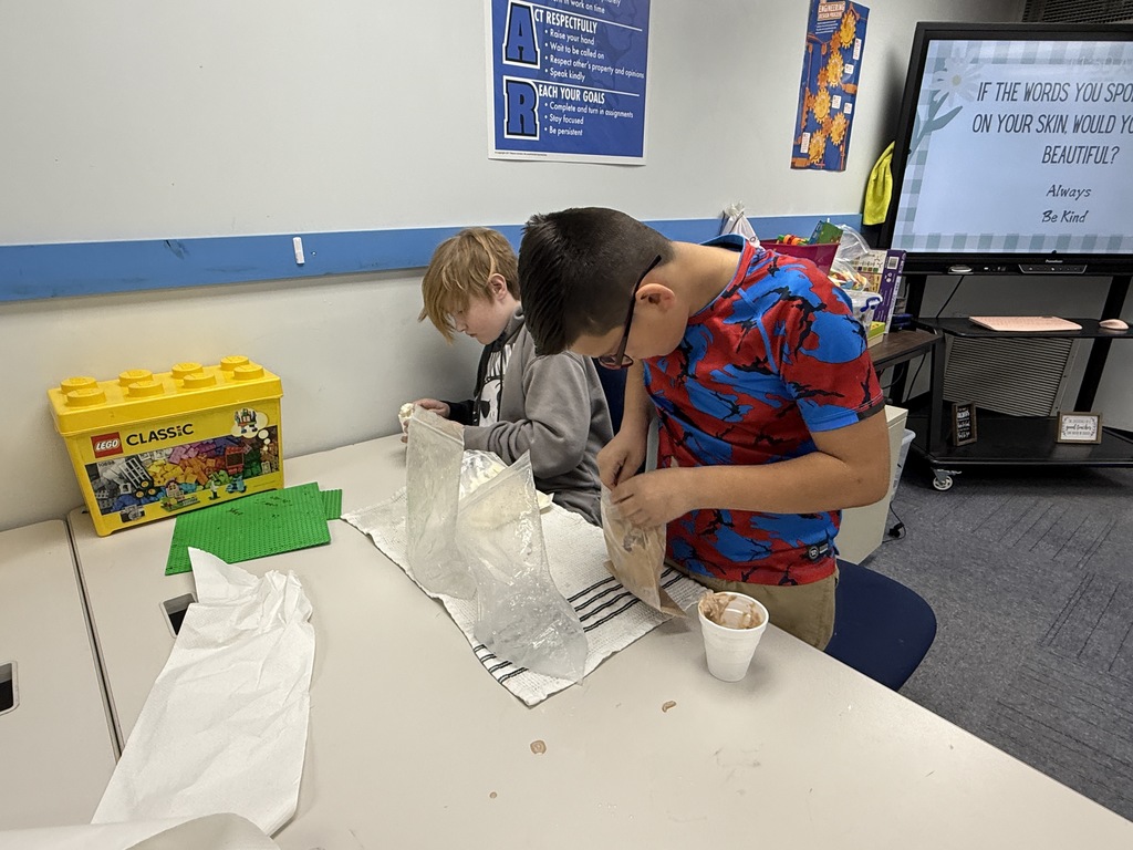 eating the ice cream