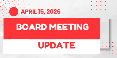 Board Meeting Update Alert