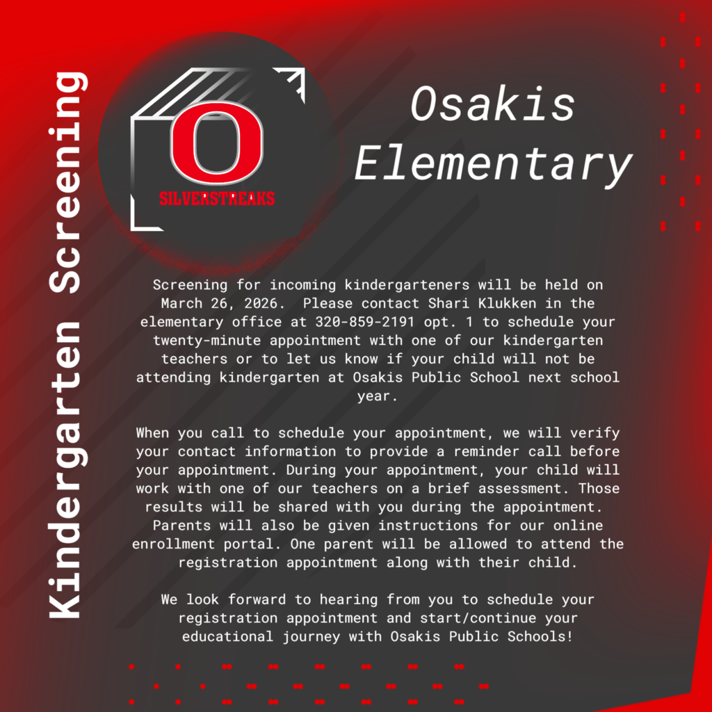 Kindergarten Screening 