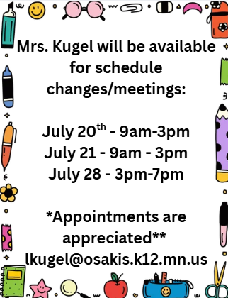 schedule changes