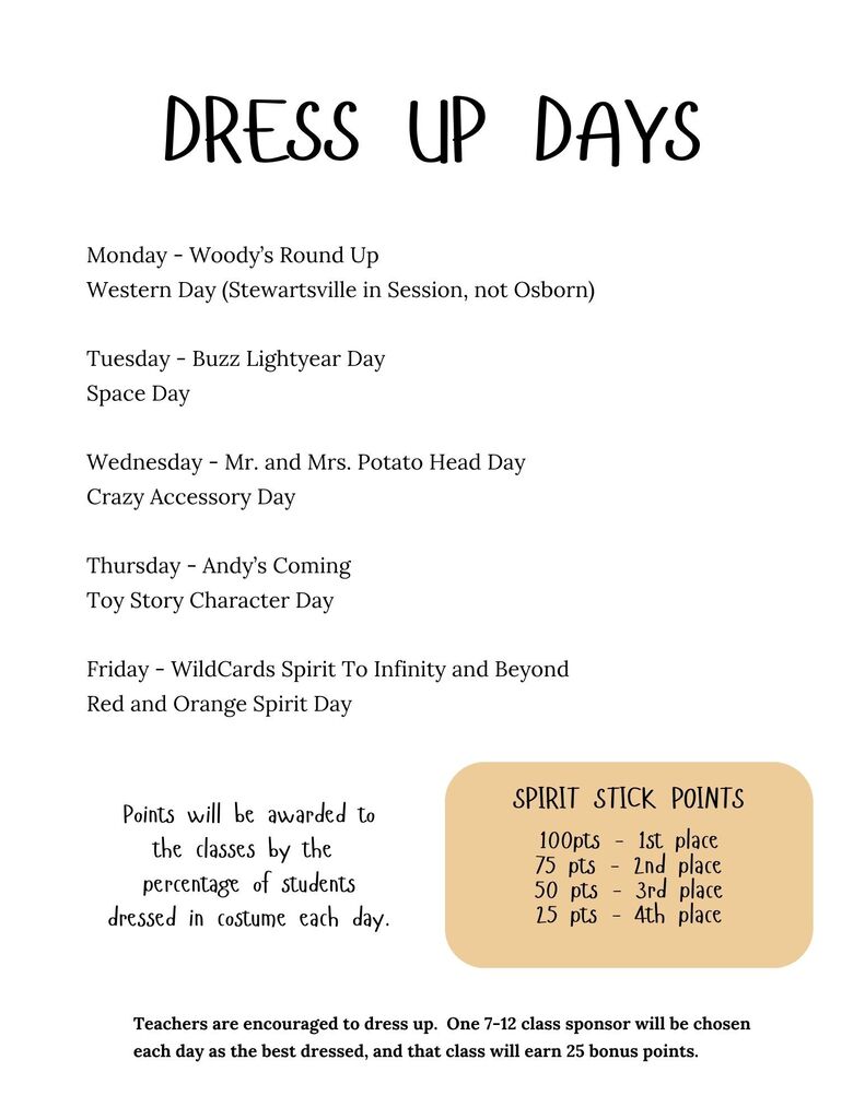 Dress Up Days