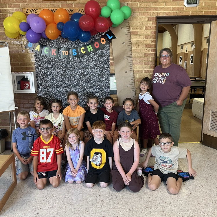 2nd grade had a great first day, we played jitter bingo, drank jitter juice, rescued Fred the worm and sweated a LOT at recess!