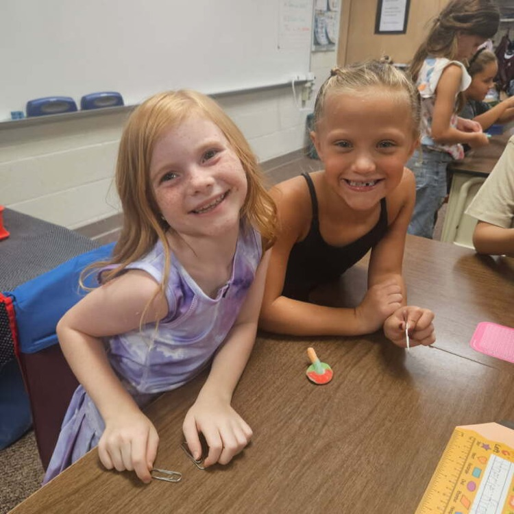 2nd grade had a great first day, we played jitter bingo, drank jitter juice, rescued Fred the worm and sweated a LOT at recess!