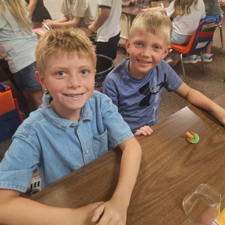 2nd grade had a great first day, we played jitter bingo, drank jitter juice, rescued Fred the worm and sweated a LOT at recess!