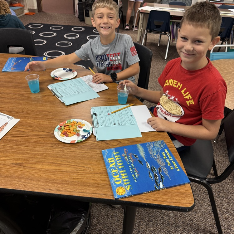 3rd grade had a book tasting to kick off our first reading unit all about the sea! 🌊   Alison may be sending pics soon too so no rush! 