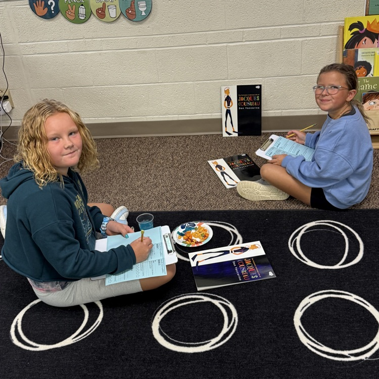 3rd grade had a book tasting to kick off our first reading unit all about the sea! 🌊   Alison may be sending pics soon too so no rush! 