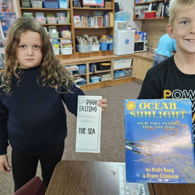 3rd grade had a book tasting to kick off our first reading unit all about the sea! 🌊   Alison may be sending pics soon too so no rush! 