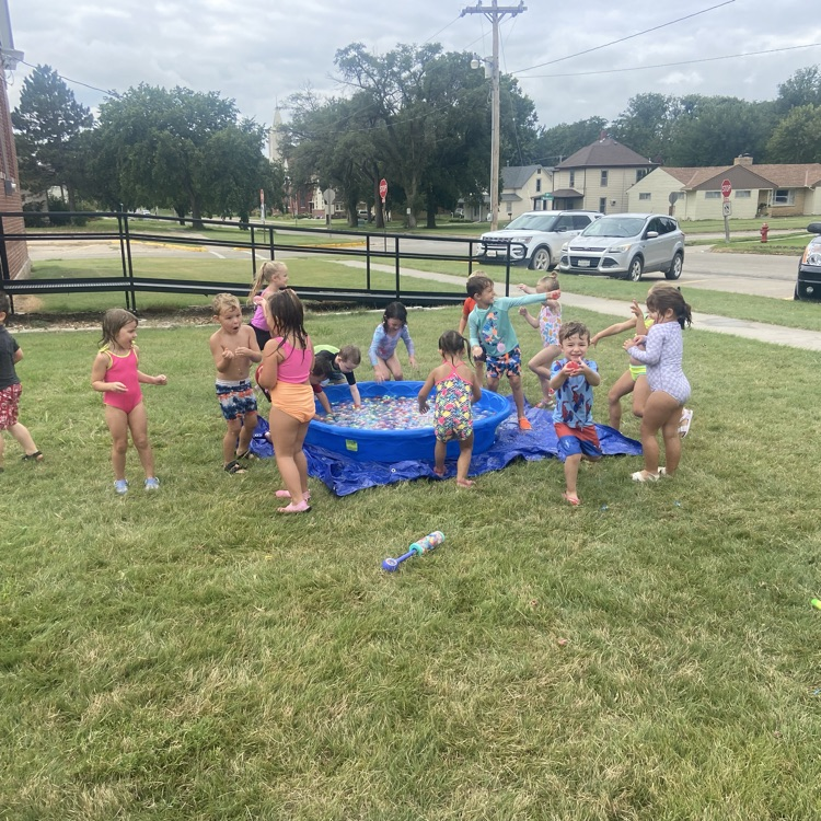 PreK had a Fun Friday with Water Day!!