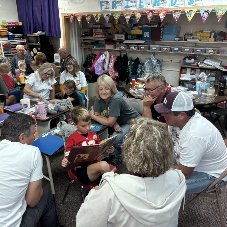 Over 60 grandparents were in attendance at 1st grade’s annual grandparents day celebration today!