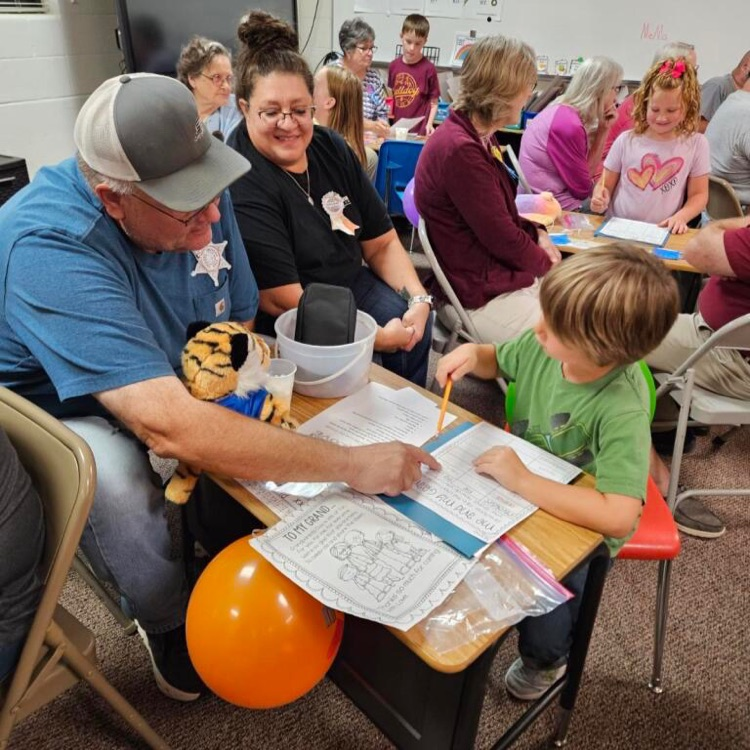 Over 60 grandparents were in attendance at 1st grade’s annual grandparents day celebration today!