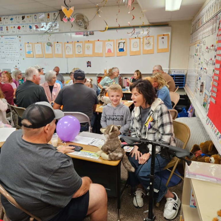 Over 60 grandparents were in attendance at 1st grade’s annual grandparents day celebration today!