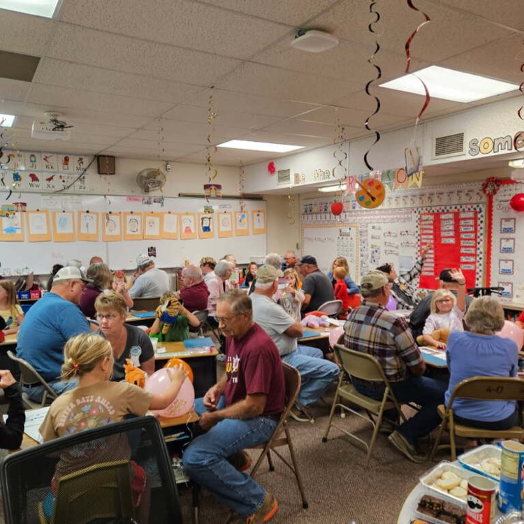 Over 60 grandparents were in attendance at 1st grade’s annual grandparents day celebration today!