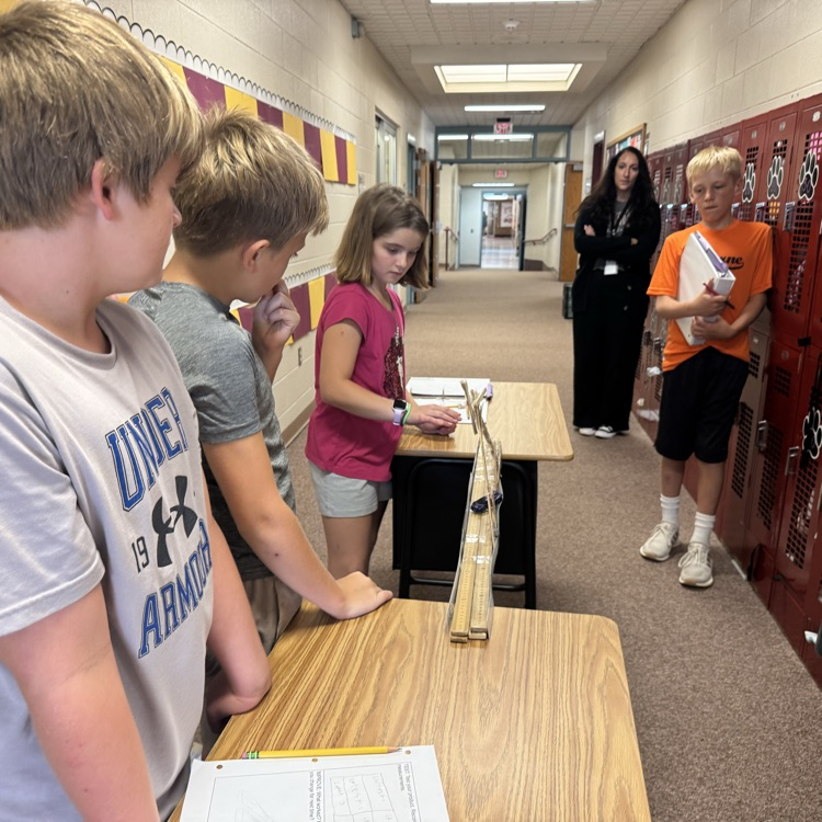 Building bridge and learning structures in Mrs Mick 5th grade Science  - Mrs Oliver’s homeroom class 