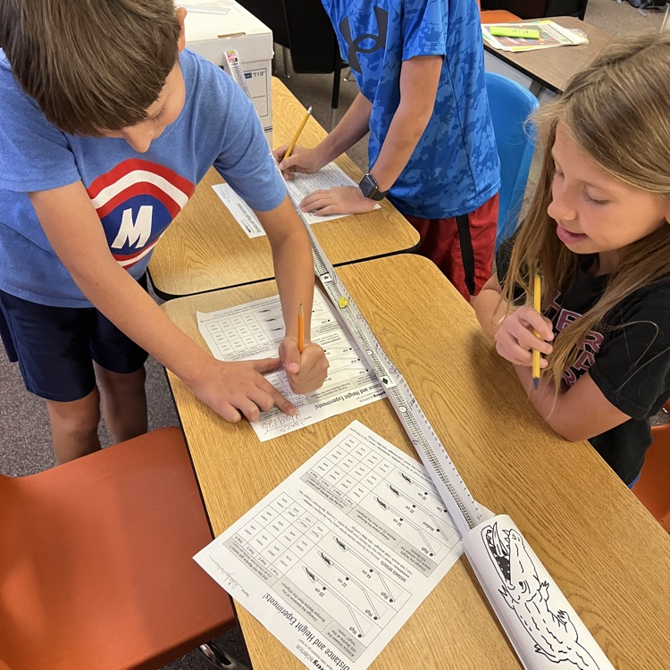 Fourth grade working with energy 