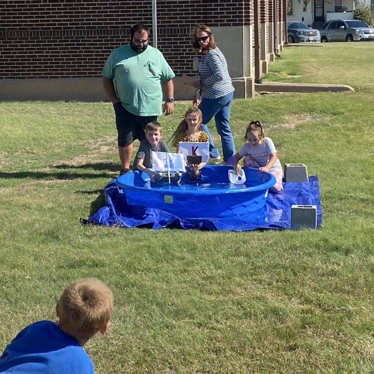 What better way to wrap up their learning about Christopher Columbus than to have boat races in 1st grade!