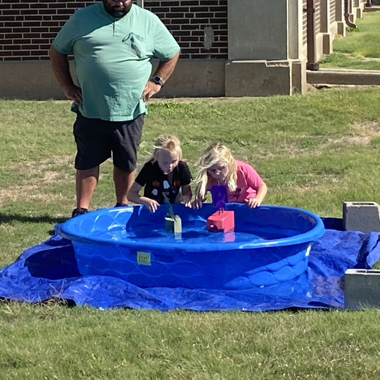 What better way to wrap up their learning about Christopher Columbus than to have boat races in 1st grade!