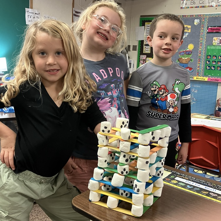 Mrs. Carlin’s class celebrated their AR achievements by building ghost towers, eating ice cream, and watching a movie. Fun times!!