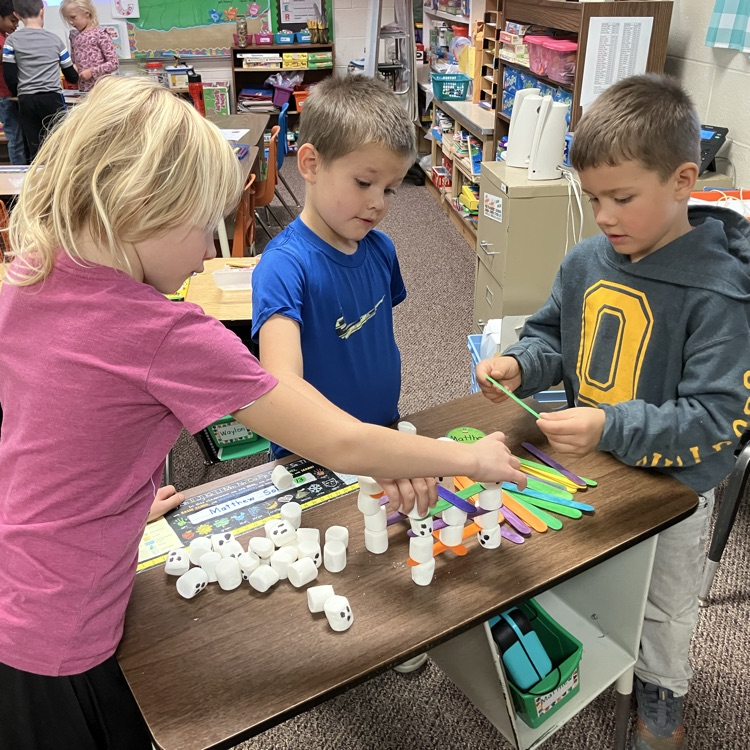 Mrs. Carlin’s class celebrated their AR achievements by building ghost towers, eating ice cream, and watching a movie. Fun times!!