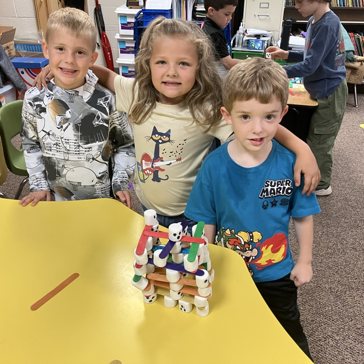 Mrs. Carlin’s class celebrated their AR achievements by building ghost towers, eating ice cream, and watching a movie. Fun times!!