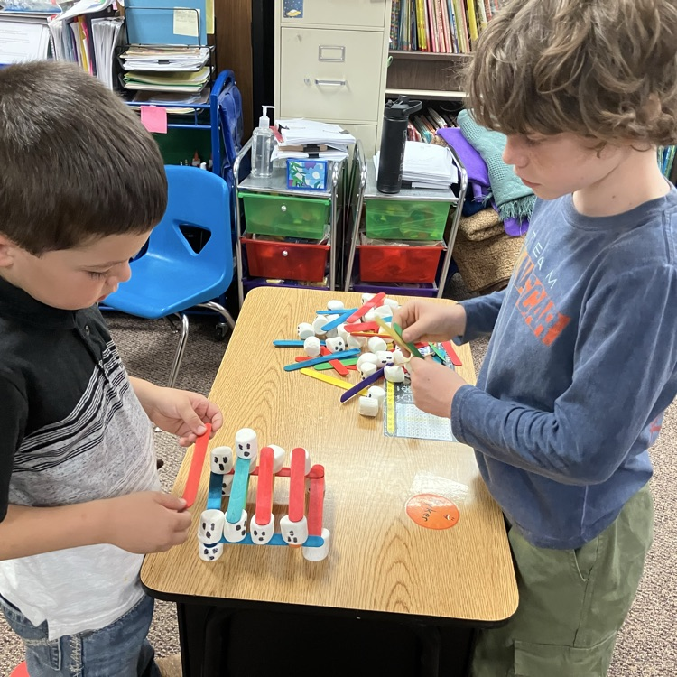 Mrs. Carlin’s class celebrated their AR achievements by building ghost towers, eating ice cream, and watching a movie. Fun times!!