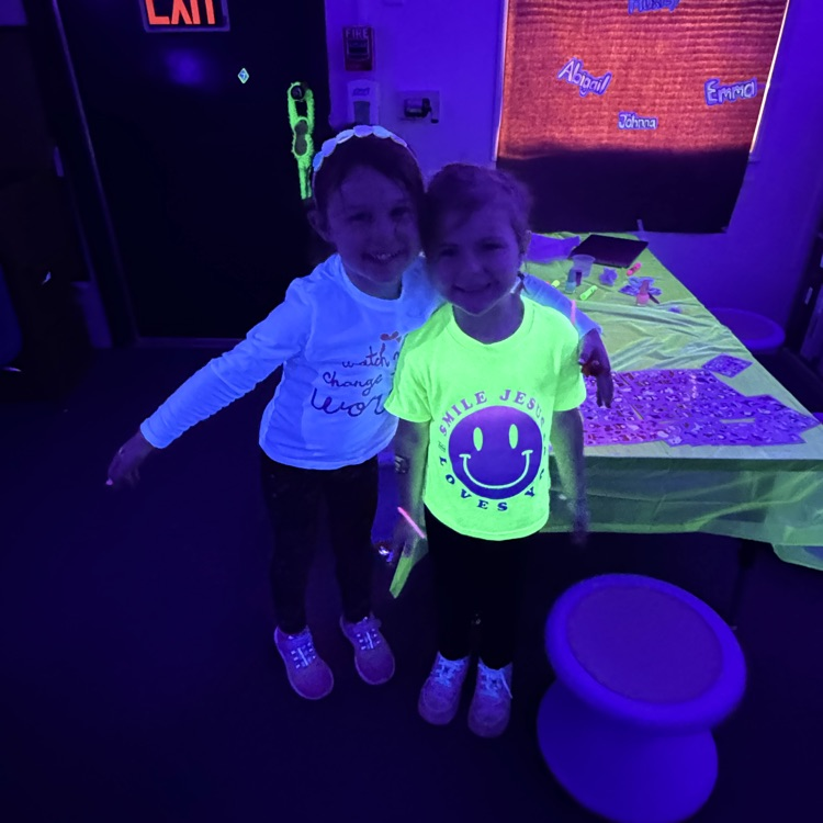 Could you post these for me? Neon Day was a blast! From tic-tac-toe to dancing and shape-number games, our preschoolers had the best time glowing and growing