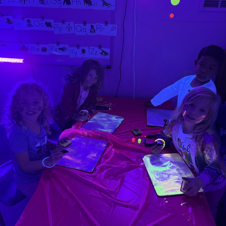 Could you post these for me? Neon Day was a blast! From tic-tac-toe to dancing and shape-number games, our preschoolers had the best time glowing and growing