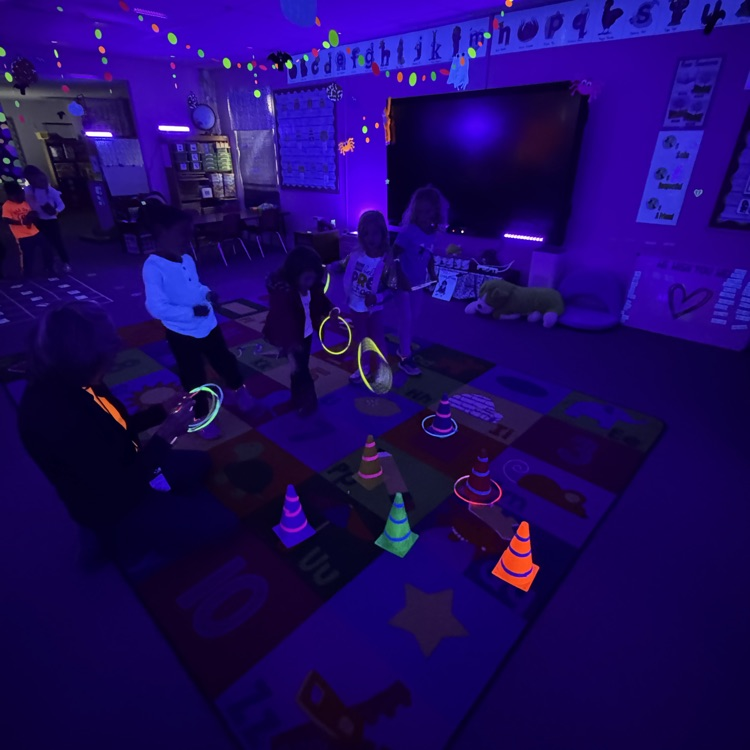 Could you post these for me? Neon Day was a blast! From tic-tac-toe to dancing and shape-number games, our preschoolers had the best time glowing and growing