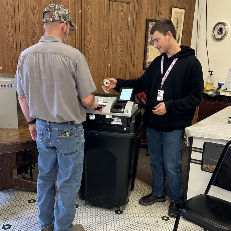 Thought I would share —Bulldogs doing their civic duty today