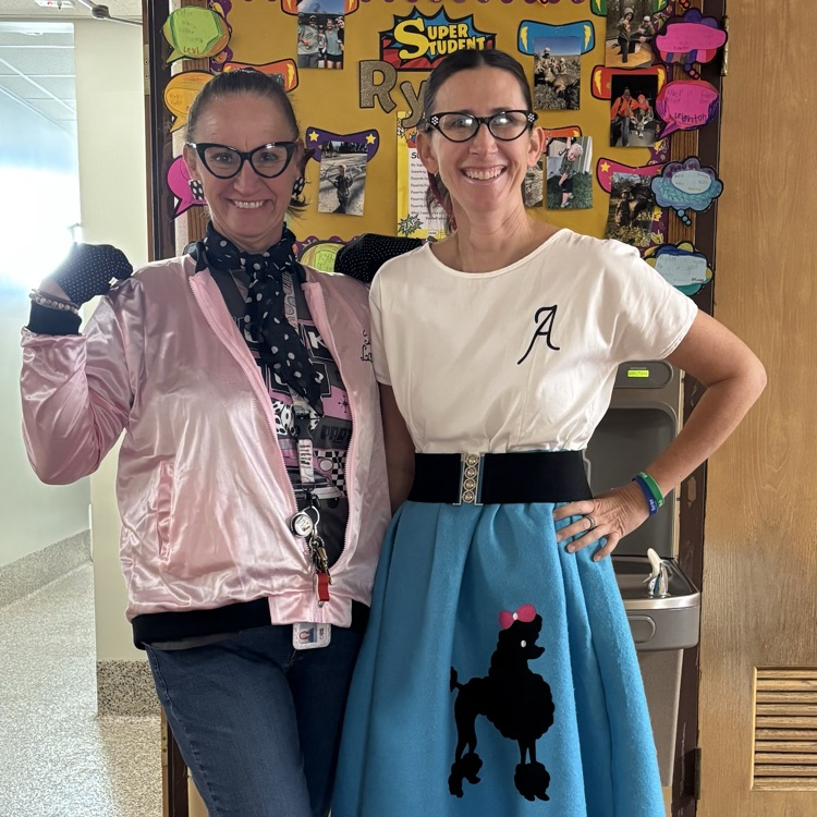 It’s a rockin’ fun Friday in first grade! We’ve made it to 50 days of school and are celebrating 50s style!!