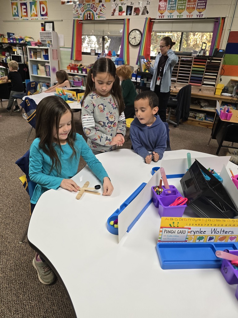 Mrs. Schultz's class finished their science unit on pushes, pulls, and how force causes movement. They used their knowledge to build and use catapults.