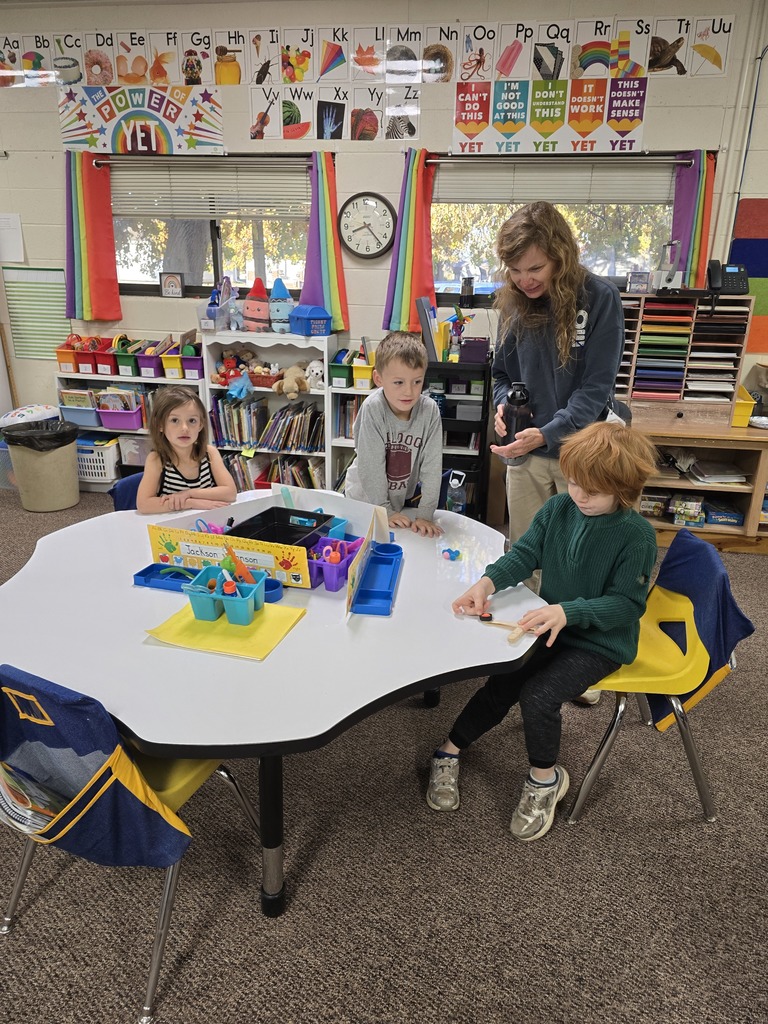 Mrs. Schultz's class finished their science unit on pushes, pulls, and how force causes movement. They used their knowledge to build and use catapults.