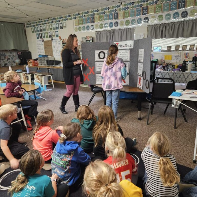 Nextech shared a presentation and game to learn about internet safety with 3rd grade students today.