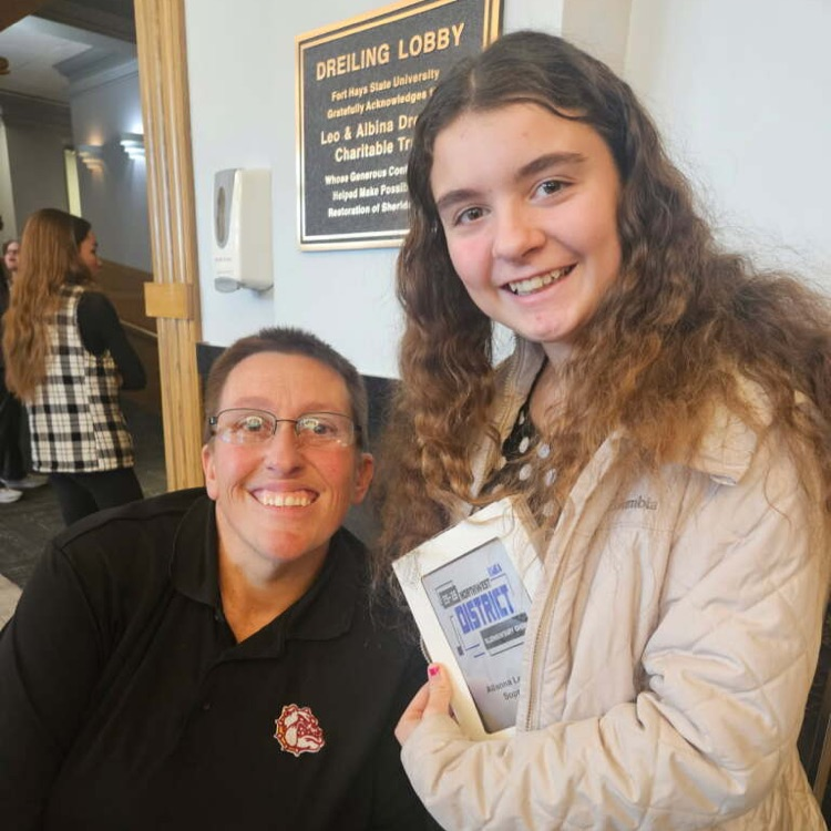 Northwest KMEA Mini Convention Concert. Allanna-Elementary Honor Choir. Zane, Libbie, Cheyenne- HS honor choir. Mary-HS honor band. I didn't get pics of the high school people because they are later in the afternoon and we didn't stay.