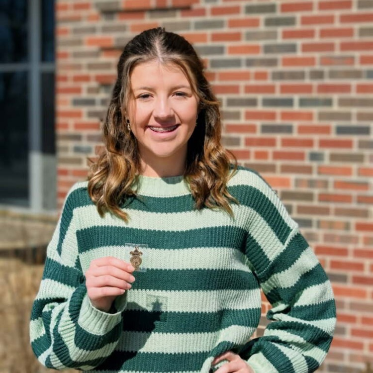 Hallie Mick received a I rating at KSHSAA State Piano festival today at Wichita State University