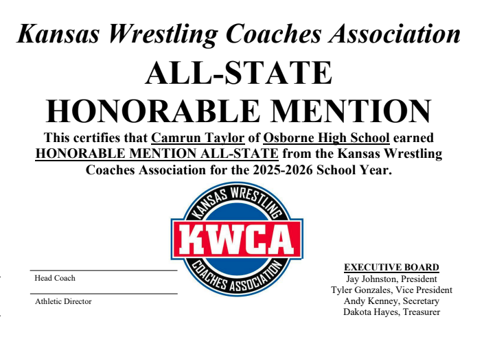 KWCA All state