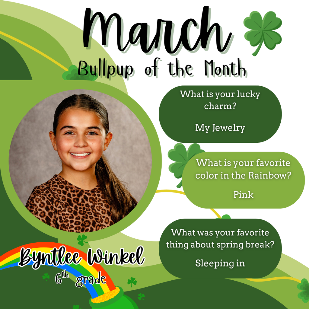 March Bullpup of the month