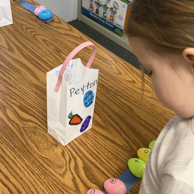 Can you post this please:  Each preschooler searched high and low to find the eggs with the letters in their name, so much excitement, teamwork, and proud smiles when they put it all together!