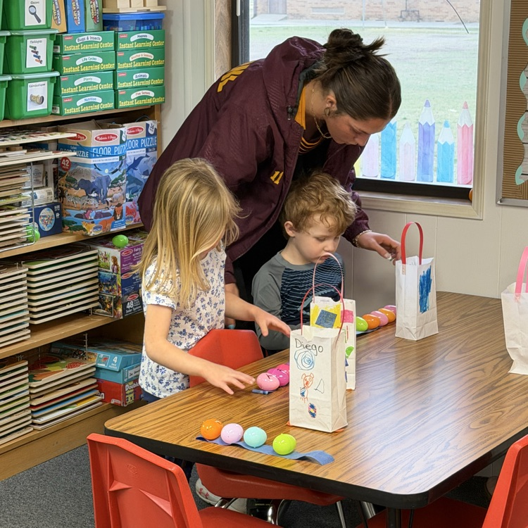 Can you post this please:  Each preschooler searched high and low to find the eggs with the letters in their name, so much excitement, teamwork, and proud smiles when they put it all together!